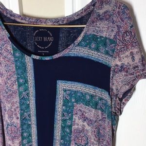 Lucky Brand Printed Paisley Shirt